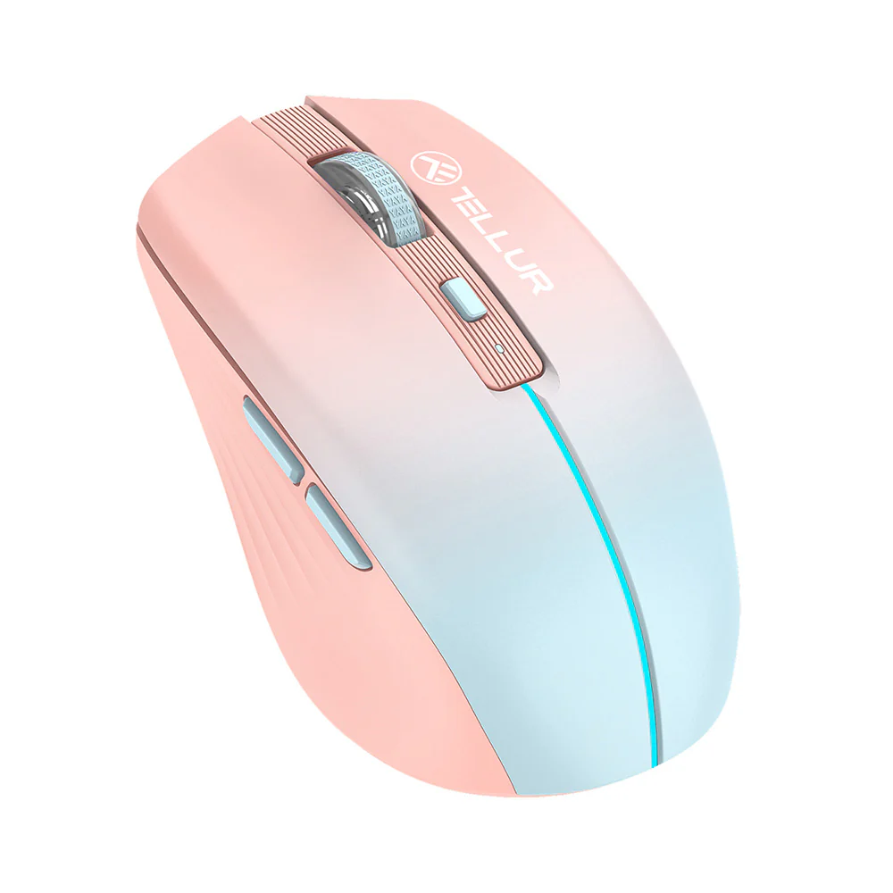 Tellur Silent Click Wireless Mouse Orange
