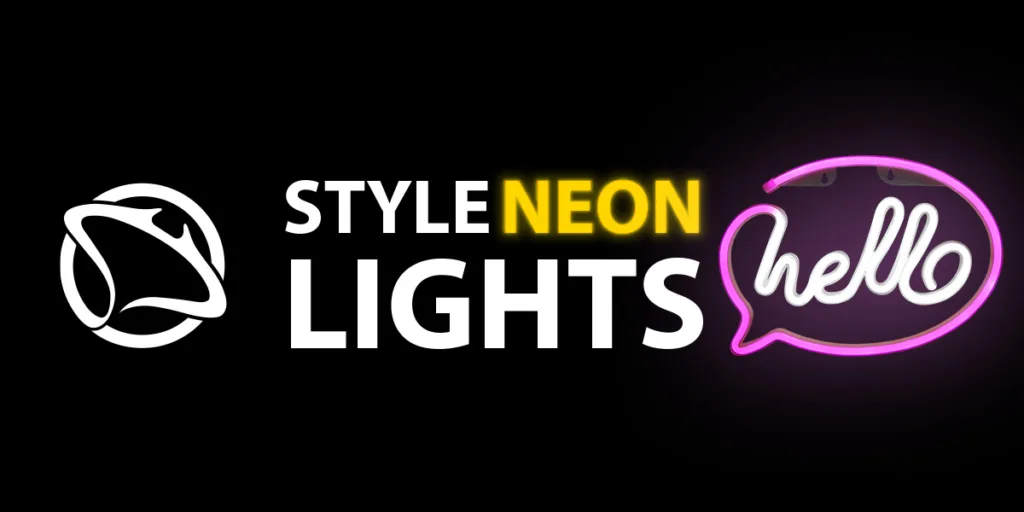 Manta SNL08PKT Style Neon Lights HELLO Pink/White