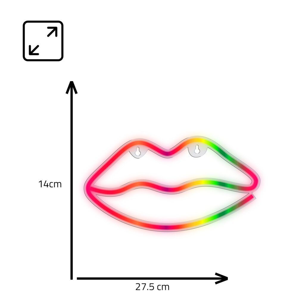 Manta SNL61RGB Style Neon Lights LIPS
