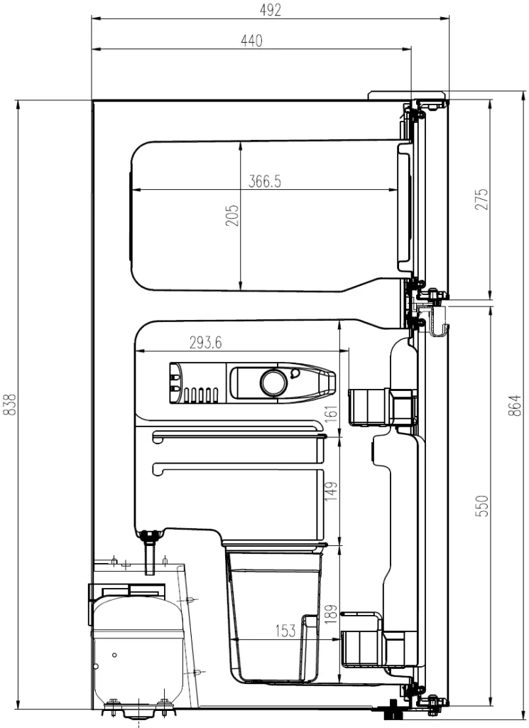 Manta MM545DBK Fridge 88L Black