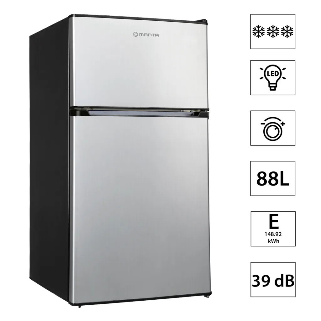 Manta MM545DSL Fridge 88L Silver/Inox
