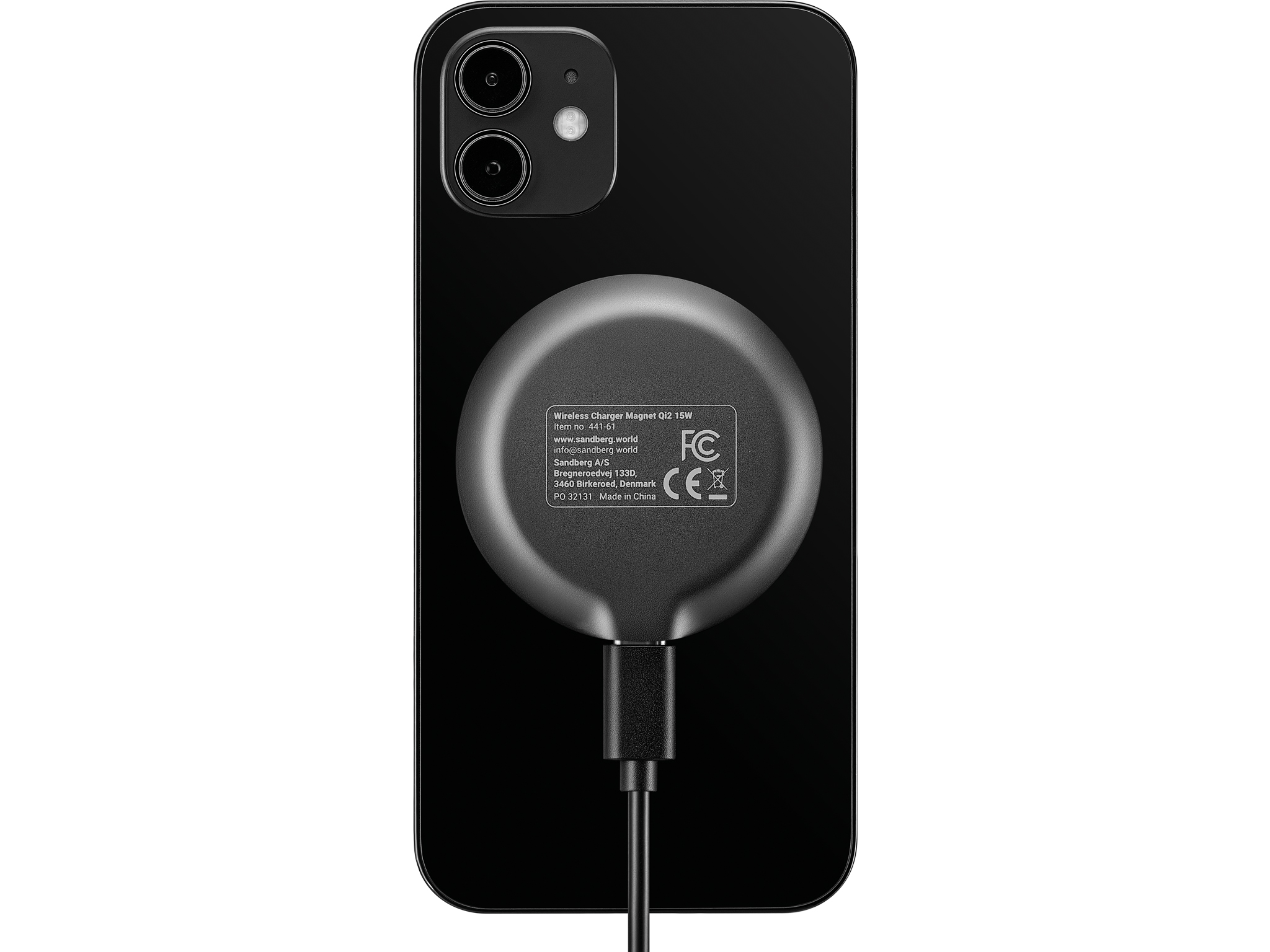 Sandberg 441-61 Wireless Charger Mag Qi2 15W