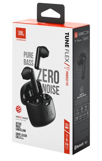 JBL TUNE FLEX NC Ghost Black