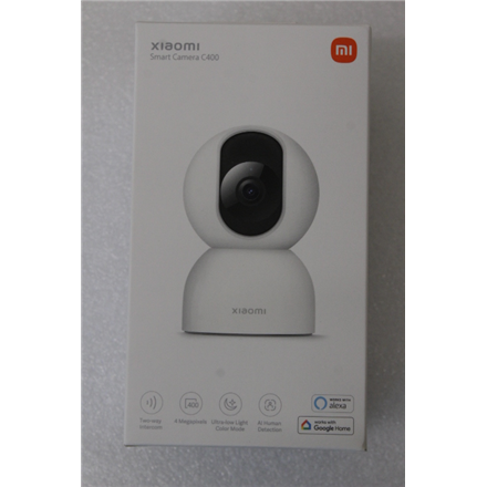 SALE OUT. Xiaomi Smart Camera C400 | Xiaomi | Smart Camera | C400 | 6 month(s) | Dome | 4 MP | 1.4mm | H.265 | MicroSD, max. 256 GB | White DEMO