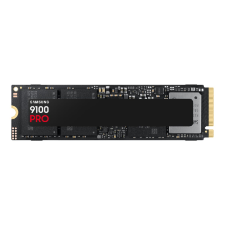 Samsung 9100 PRO | Solid state drive | 4000 GB | SSD form factor M.2 2280 | Solid-state drive interface PCI Express 5.0 x4 (NVMe) | Read speed 14800 MB/s | Write speed 13400 MB/s