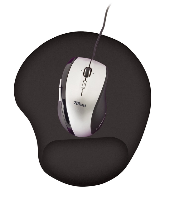 Trust Bigfoot Gel Mouse Pad Black 16977