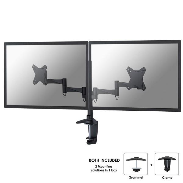 NEOMOUNTS FPMA-D1330DBLACK Adjustable Desk TV Mount