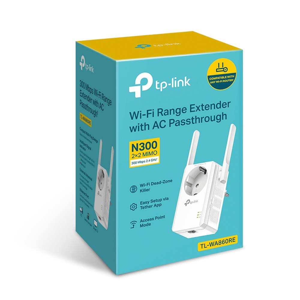 TP-LINK TL-WA860RE 300Mbps Wi-Fi Range Extender
