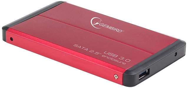 GEMBIRD EE2-U3S-2-R Red USB 3.0 2.5" HDD Case