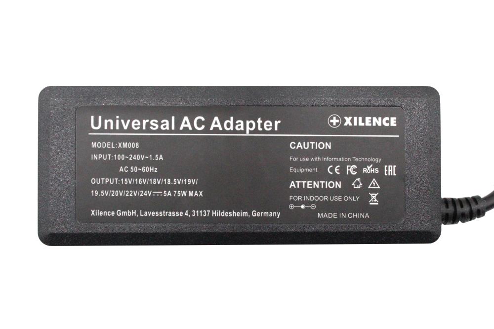 XILENCE XM008 75W Universal Laptop AC Adapter