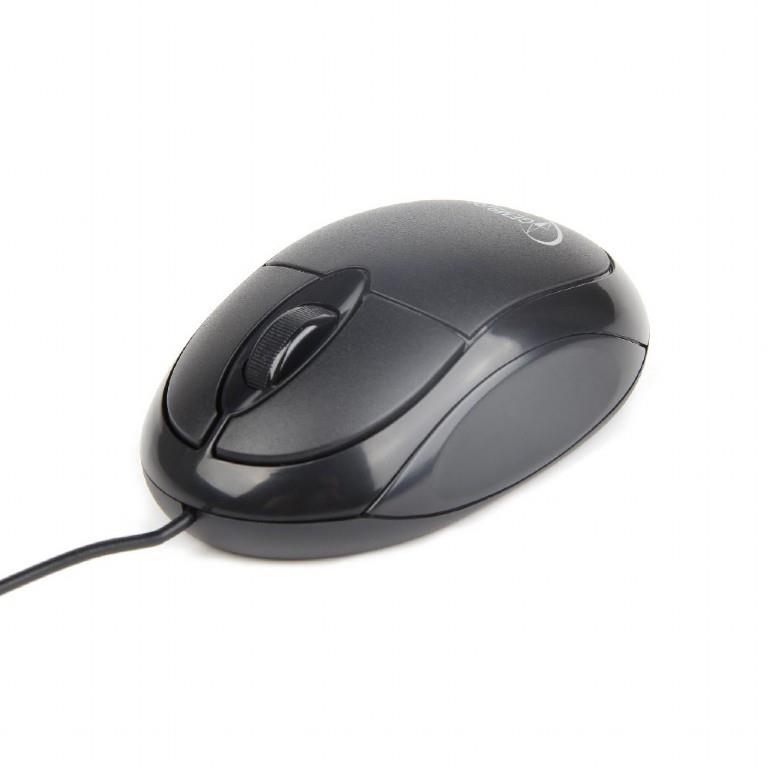 GEMBIRD MUS-U-01 USB Оптическая Мышь Черная