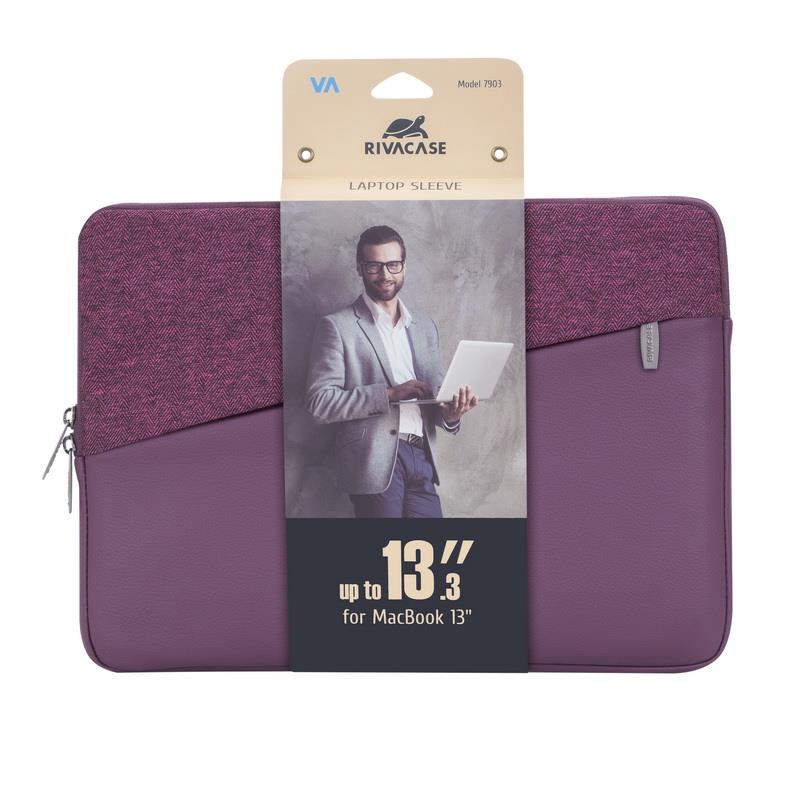RIVACASE NB Sleeve Egmont 7903 13.3" Raudona
