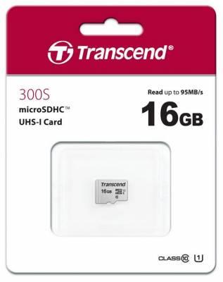 Transcend 16GB Micro SDHC UHS-I Klase 10 TS16GUSD300S