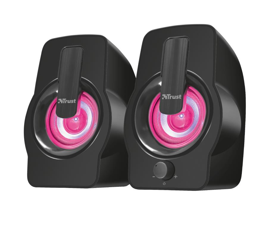 TRUST Gemi RGB Garsiakalbis 22948, 12W, Juodas