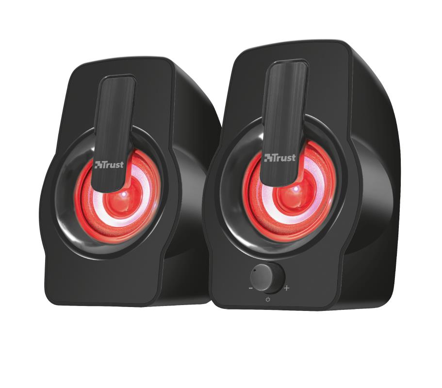 TRUST Gemi RGB Garsiakalbis 22948, 12W, Juodas