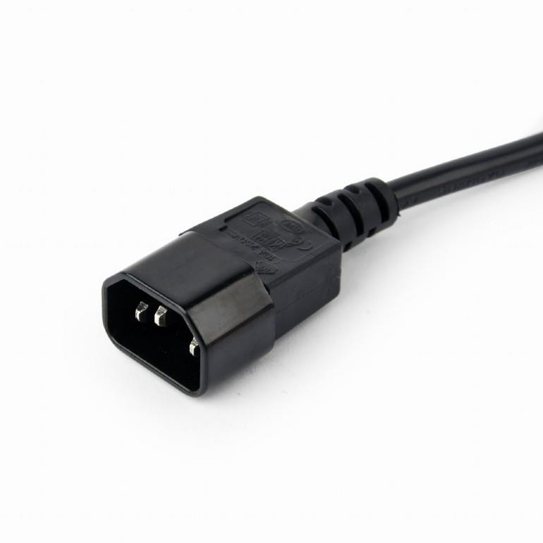 GEMBIRD EG-PSU3-01 toitepikenduskaabel 0.6M 3 pistikupesa