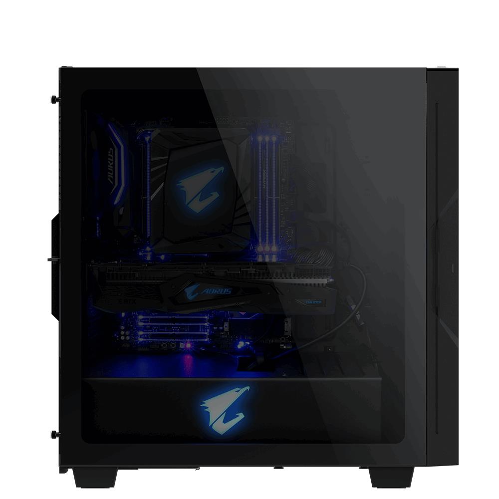 GIGABYTE AORUS C300 GLASS Melns Vidēja Tornis Korpuss