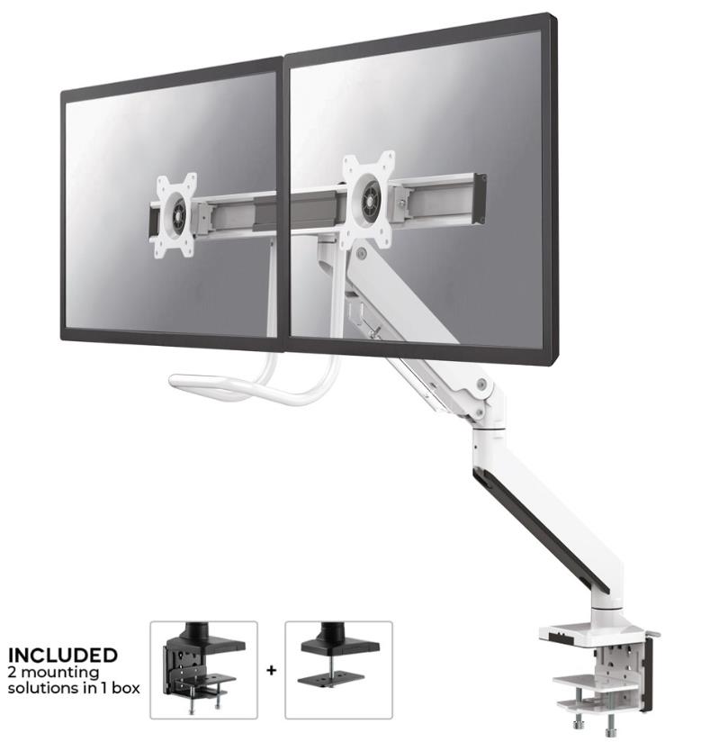 NeoMounts NM-D775DXWHITE Laua Kinnitus 10-32"