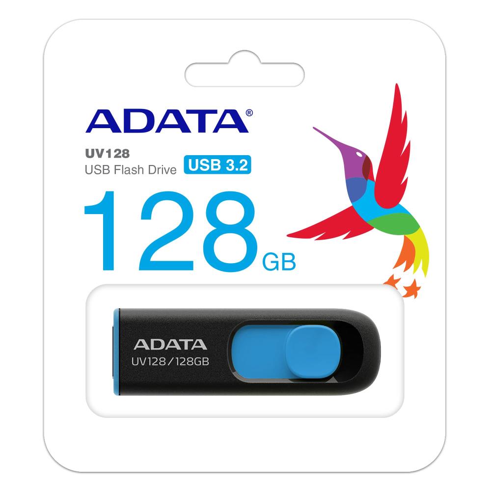 ADATA AUV128-128G-RBE USB3 atmiņas disks 128GB Melns