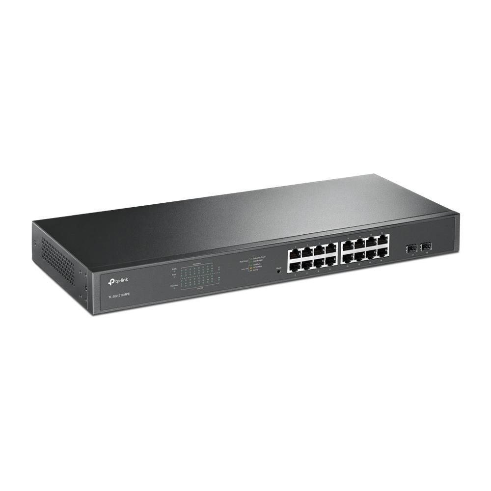 TP-LINK TL-SG1218MPE 16-Portu PoE+ Gigabitu Slēdzis