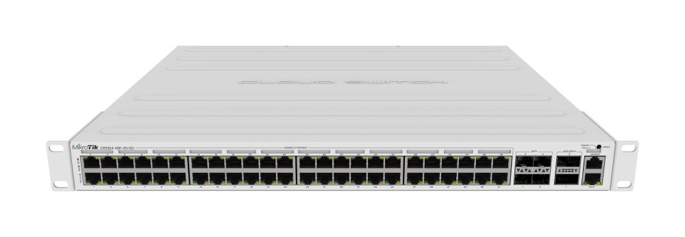 MIKROTIK CRS354-48P-4S+2Q+RM 48-Portu PoE Slēdzis