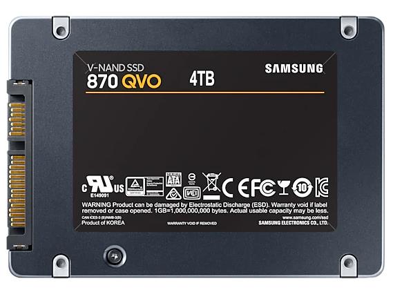 Samsung 870 QVO MZ-77Q4T0BW 4TB SATA SSD