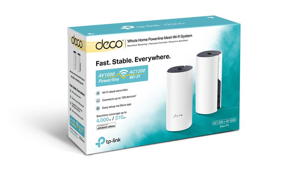 TP-LINK Deco P9 Mesh WiFi System 2-Pack 1167 Mbps