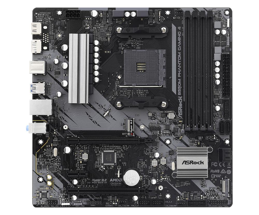 ASROCK B550M Phantom Gaming 4 MicroATX Motherboard