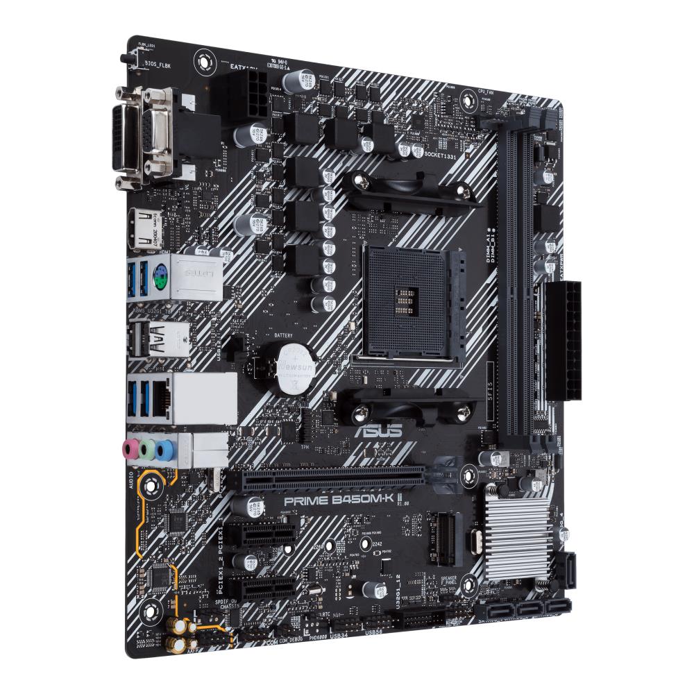 ASUS PRIME B450M-KII MicroATX Emaplaat DDR4 HDMI