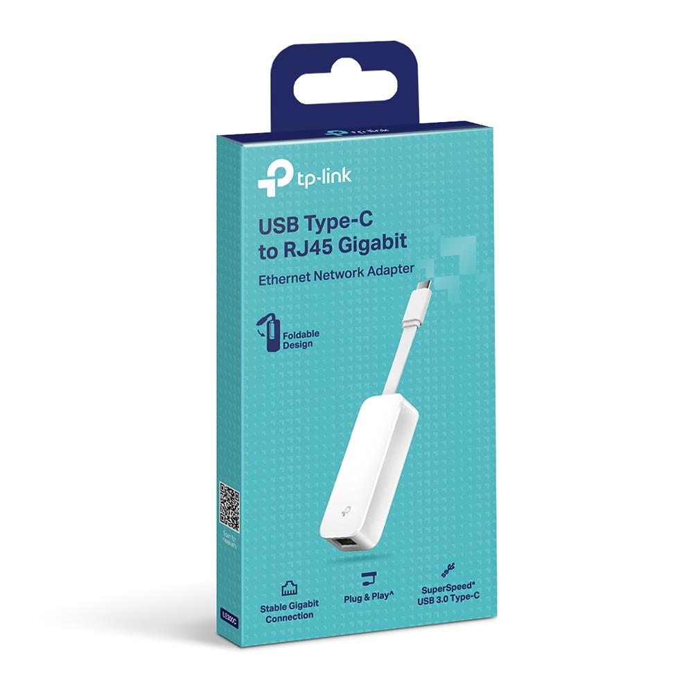 TP-LINK UE300C USB-C Ethernet Adapteris 1000M