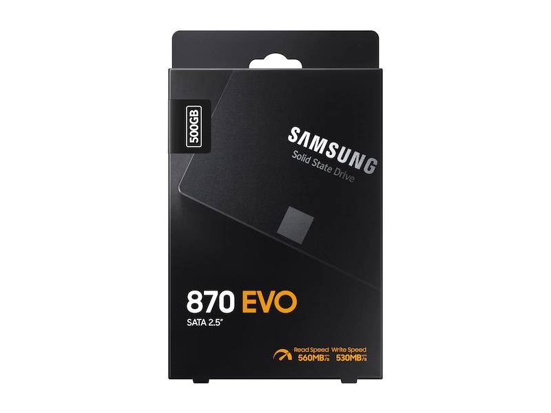 Samsung 870 EVO MZ-77E500B 500GB SSD Lielā ātruma krātuve