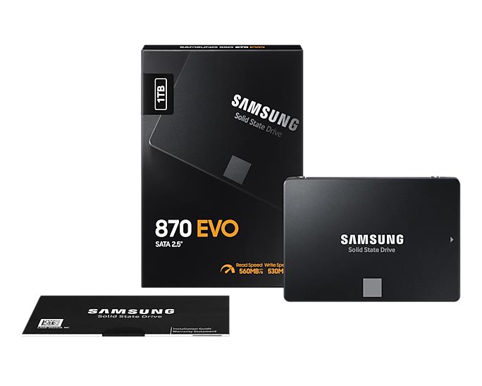 Samsung 870 EVO 1TB SSD MZ-77E1T0B High-Speed Performance