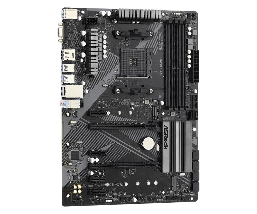 ASROCK B450PRO4R2 AMD B450 ATX Emaplaat