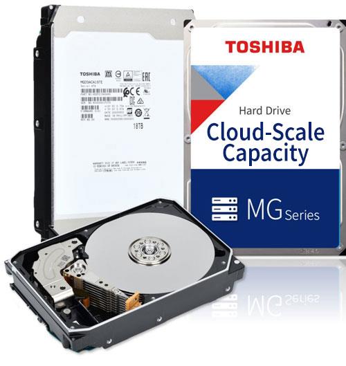 Toshiba MG09ACA18TE 18TB SATA cietais disks 7200rpm 512MB kešatmiņa