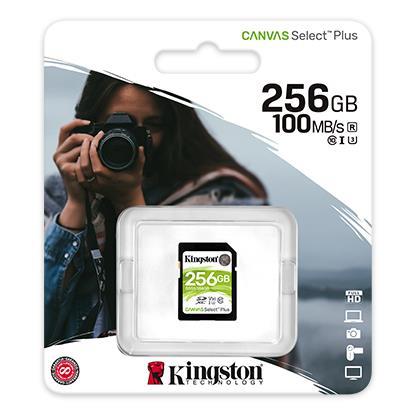 Kingston 256GB SDXC C10 SDS2/256GB Высокоскоростная Карта Памяти