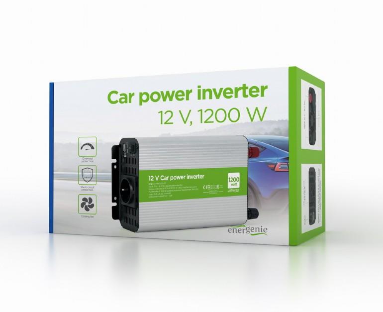 Gembird EG-PWC1200-01 Power Inverter 12V 1200W