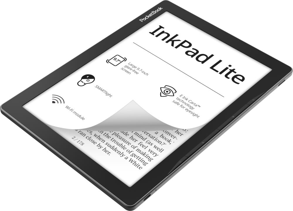 PocketBook PB970-M-WW InkPad Lite 9.7 дюймов Электронная книга Серый