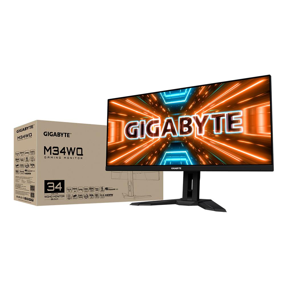 GIGABYTE M34WQ-EK 34" Mängude Monitor 144Hz 1ms