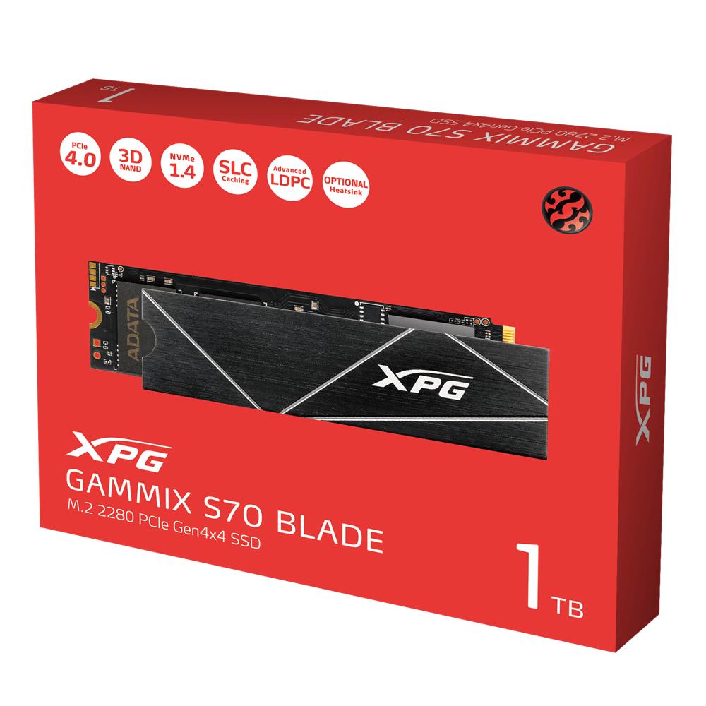 ADATA XPG GAMMIX S70 1TB PCIe Gen4 SSD