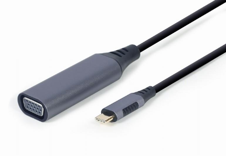 Gembird A-USB3C-VGA-01 USB-C VGA adapter Hall