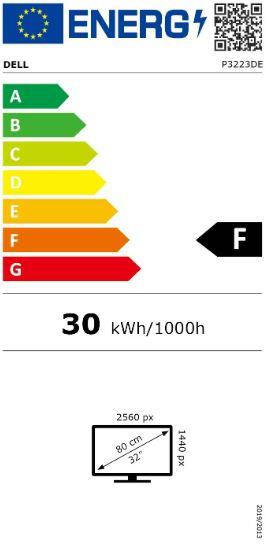 DELL P3223DE 31,5" IPS monitorius 2560x1440 verslo ekranas