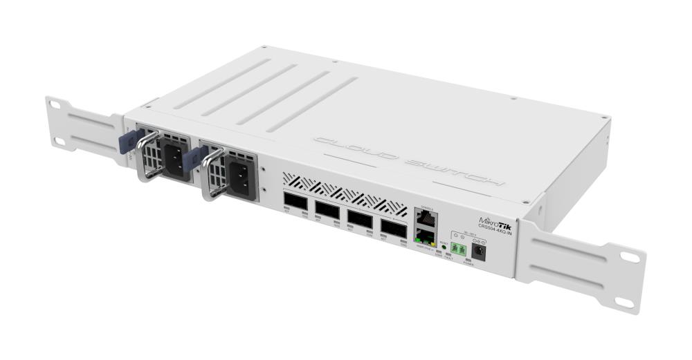 MikroTik CRS504-4XQ-IN 1U plaukta 4xQSFP28 slēdzis