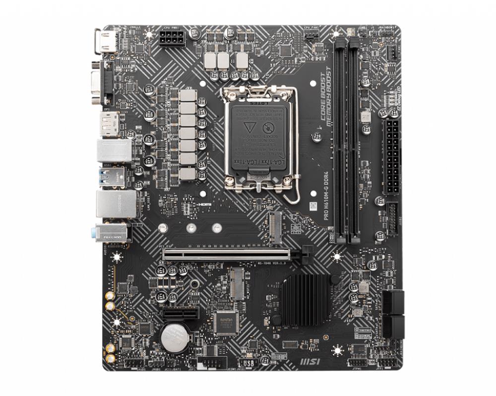 MSI PROH610M-GDDR4 Motherboard with Intel H610 MicroATX