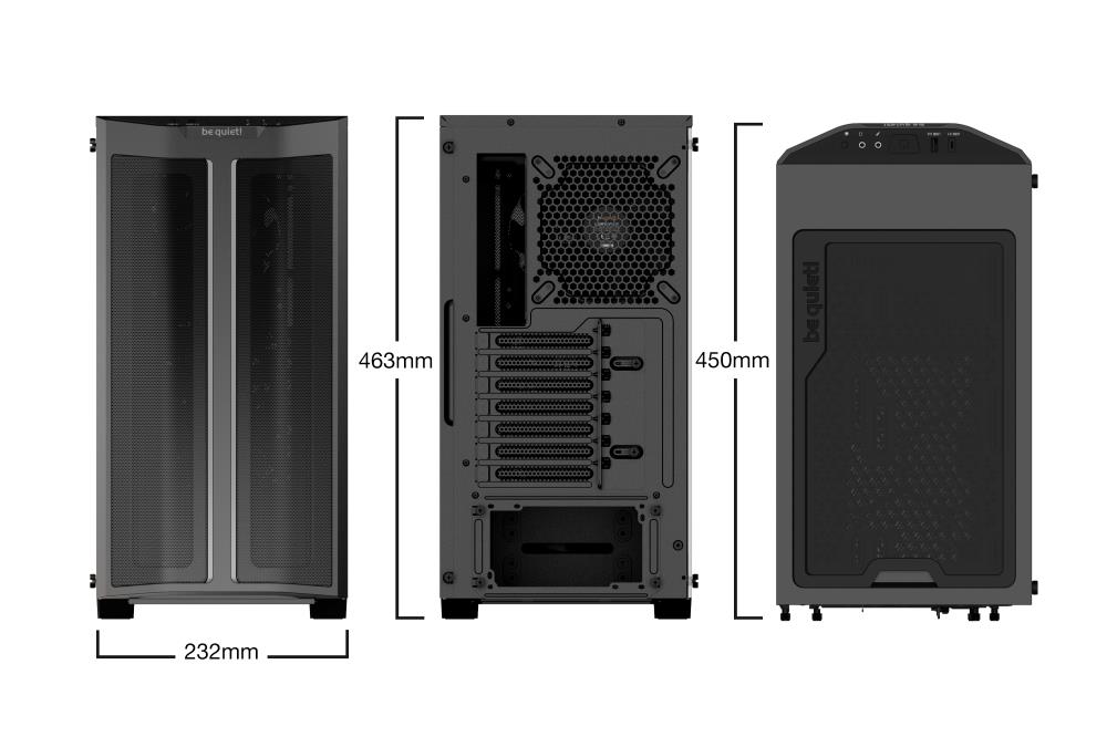 BE QUIET Pure Base 500 FX Black Midi Tower Case