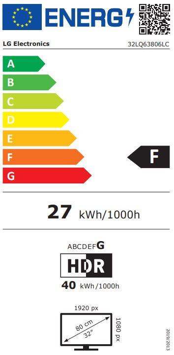 LG 32LQ63806LC 32'' FHD Smart TV baltā krāsā