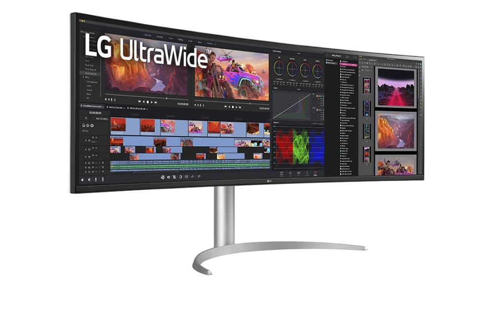 LG 49WQ95C-W UltraWide Curved Monitor 5120x1440 IPS