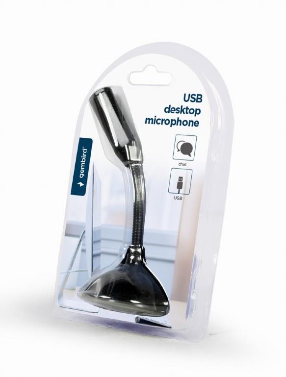 Gembird MIC-DU-02 Lauamikrofon Must