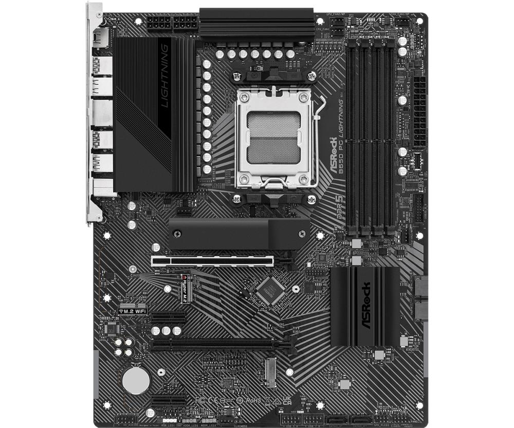 ASROCK B650PGLIGHTNING ATX Mātesplate ar DDR5 Atbalstu