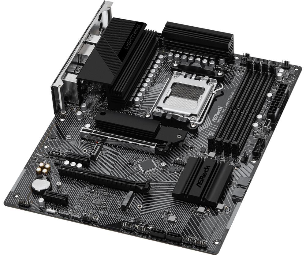 ASROCK B650PGLIGHTNING ATX Mātesplate ar DDR5 Atbalstu