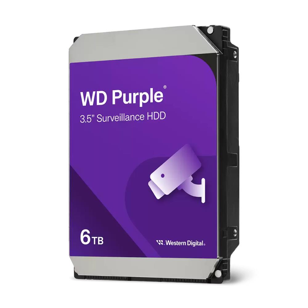 Western Digital WD64PURZ Purple 6TB HDD 5400RPM